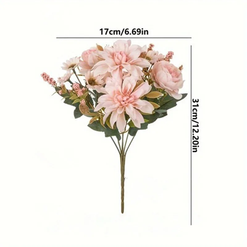 1 шт. лидер продаж искусственные цветы шелковые маргаритки Рождественское