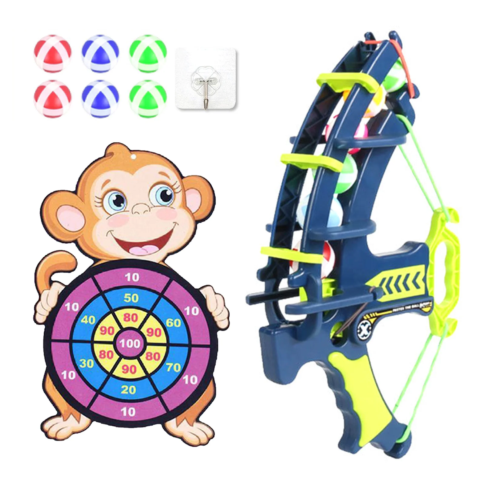 Динозавр Дротика настольная игра игрушка с 6 липкими шариками Двусторонняя доска