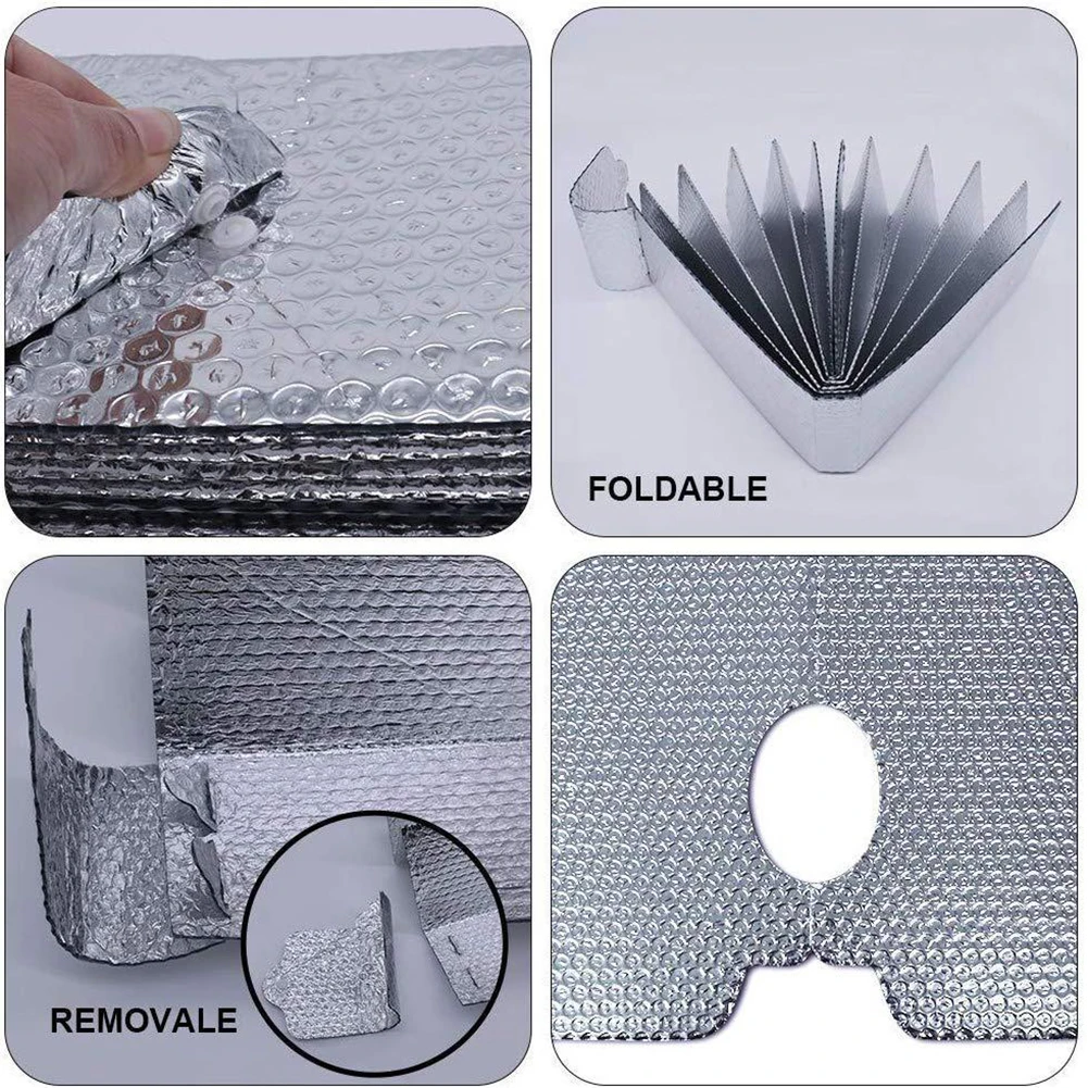 

Car Sun Visor Windshield Sunshade Accessories Windshield Shade Foldable Silver Sun Shade Sun UV Prodoction Windscreen Cover