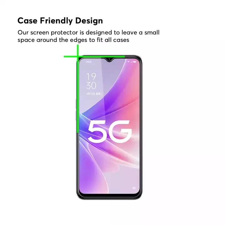 Закаленное стекло с полным покрытием для Oppo Reno8 Lite Защита экрана Reno 8 7 6 5 8z 7z