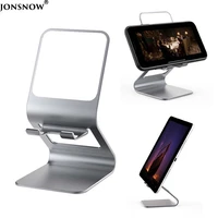 universal phone stand tablet holder mirror bracket for iphone for ipad stand aluminum holder desktop support mount