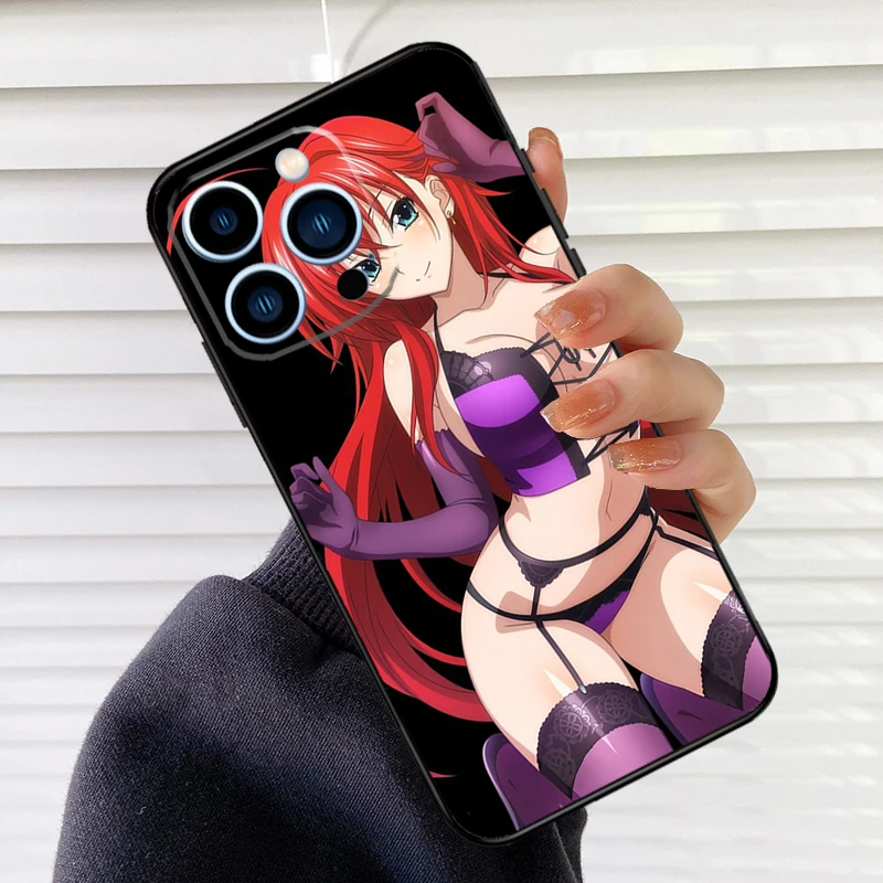 Мягкий силиконовый чехол Rias Gremory для iPhone 11 12 Pro Max XR XS X 7 8 Plus 13 |
