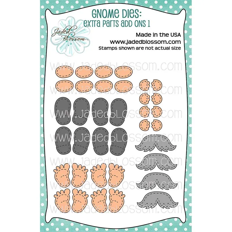 

Gnome Extra Parts Add Ons Metal Cutting Dies Stencil Craft Die Cut for Scrapbooking Mold Border Mould Decoration Template Model