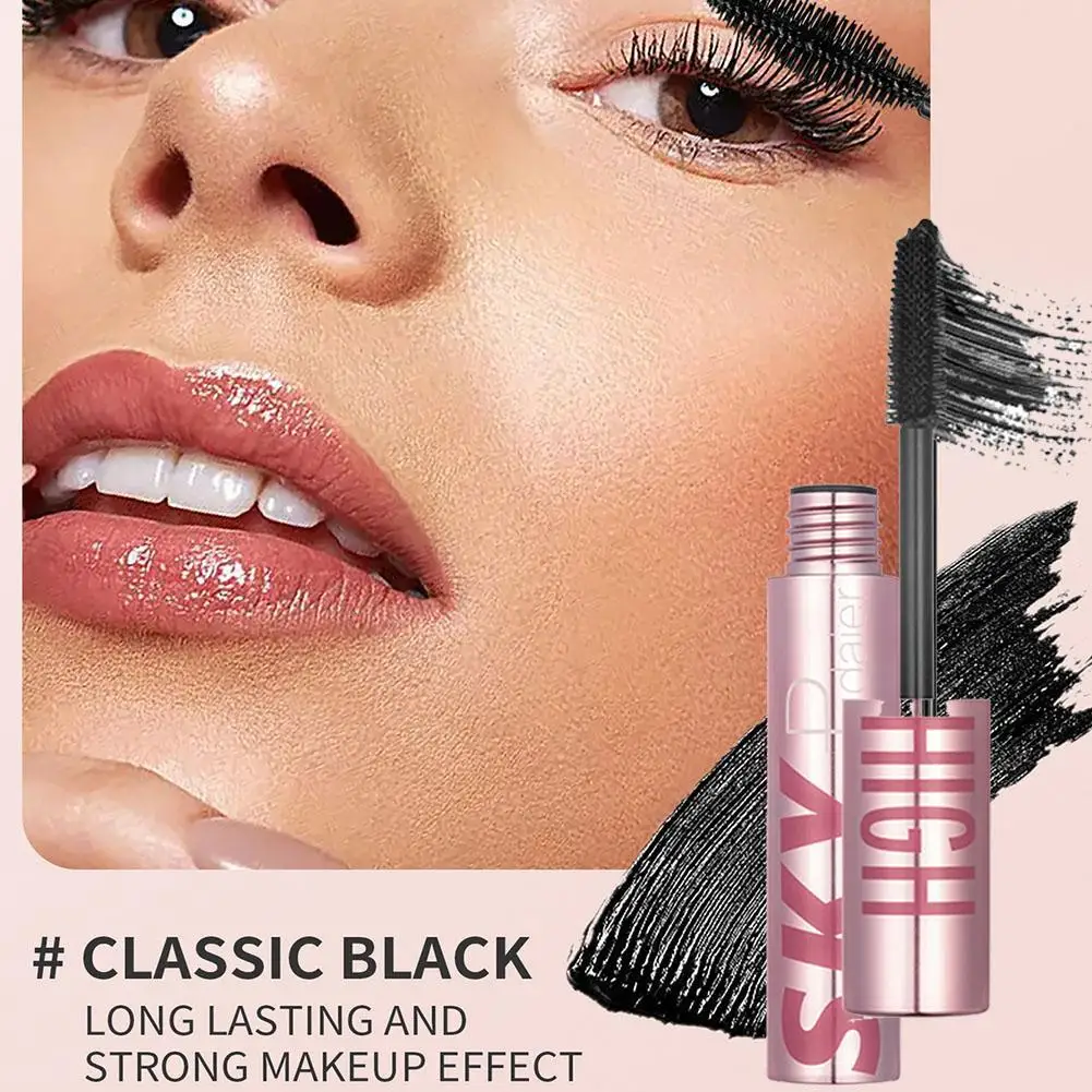 

Volumizing Lash Mascara 4D Silk Fiber Mascara Increase No Curled Clumps Sweatproof Lasting Length Long Mascara Makeup U1J6