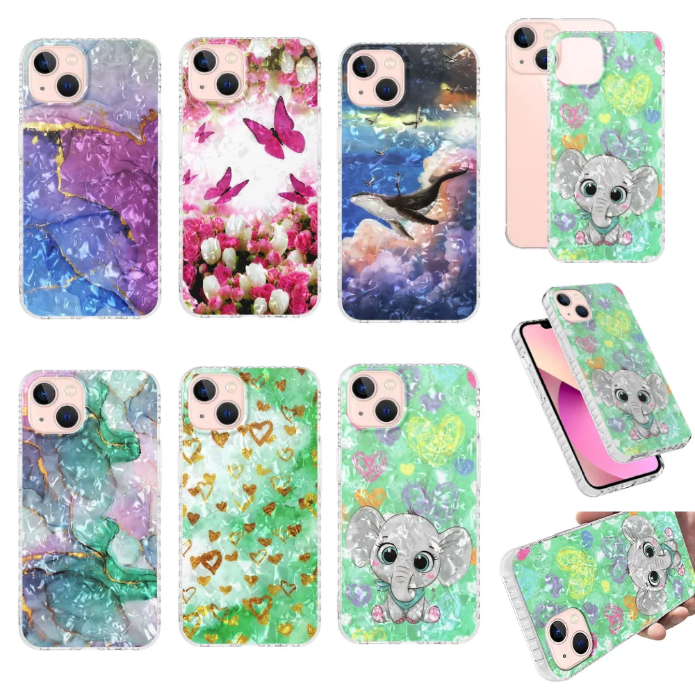 

Airbag Shockproof Silicone Phone Case For iPhone 14 13 12 11 Pro Max Mini X XR XS 7 8 Plus SE Funda Coque Luxury Soft Cover