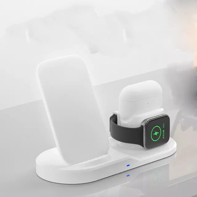 

NEW2023 Wireless Charger 13 12 XR Fast Charging Dock Station Watch Pro Charger