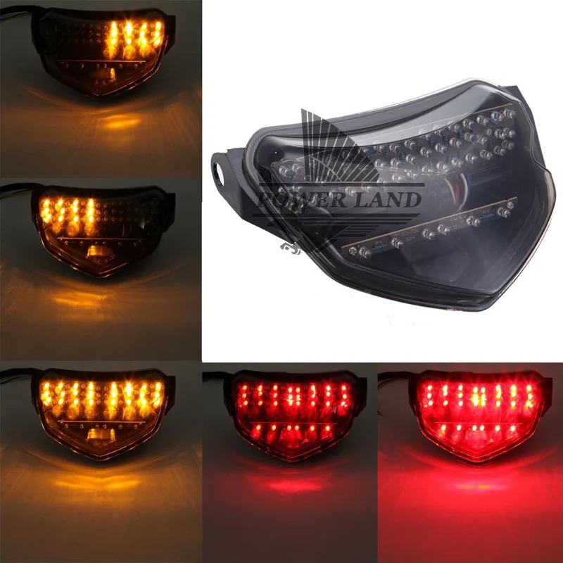 1 шт. дымовая линза для мотоцикла интегрированная Задняя Тормозная задняя часть и