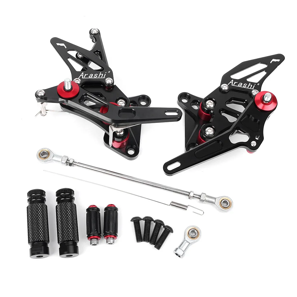 

ЧПУ регулируемый задний комплект, подножки, кронштейн для SUZUKI GSXR1300 Hayabusa GSX1300R 1999-2018, алюминий