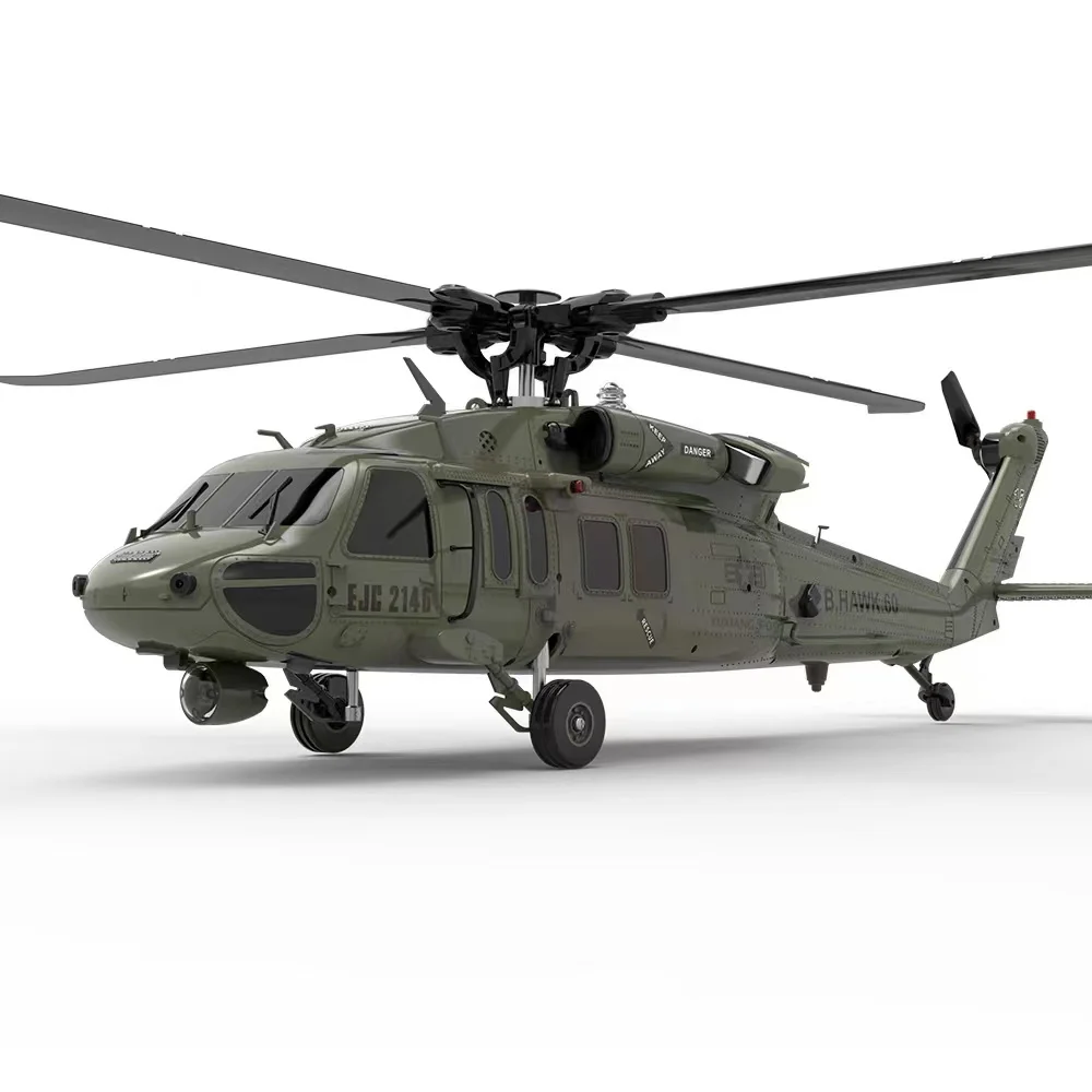 F09 UH60 Утилита Черный Hawk RC вертолет 6CH 6-осевой гироскоп 3D6G двойной бесщеточный