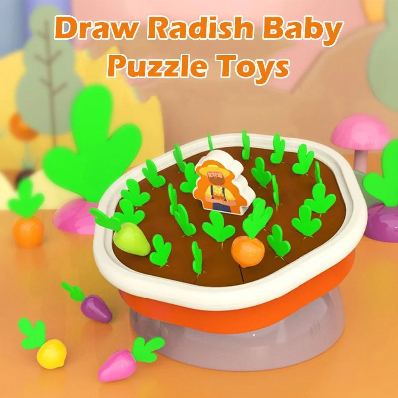 

Игрушки Монтессори, игра для моркови, деревянная игрушка для ребенка, набор для натягивания моркови, пазл, детская игра, развивающая игрушка...