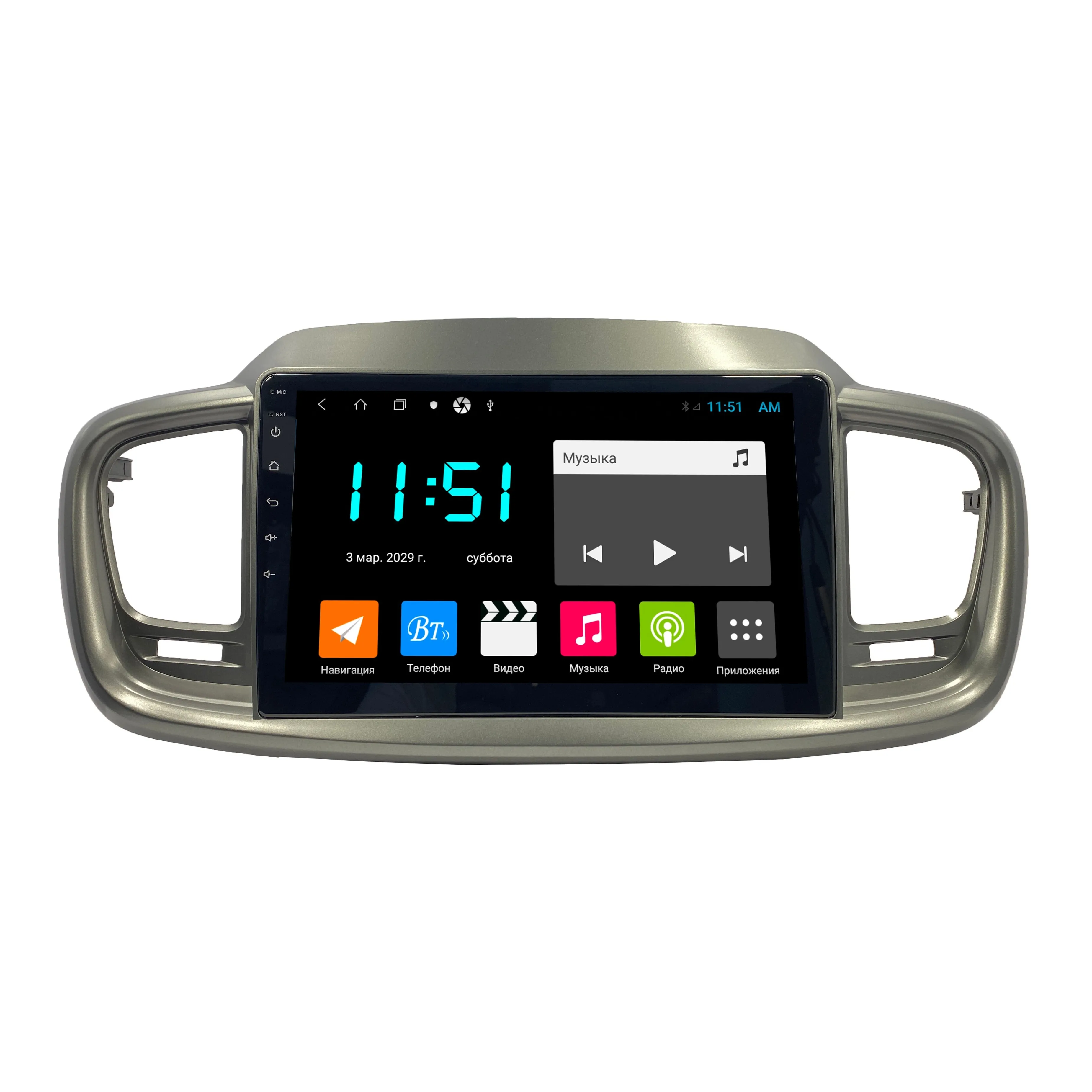 Штатная магнитола на KIA Sorento Prime Киа Соренто Прайм автомагнитола 2 DIN DVD GPS android
