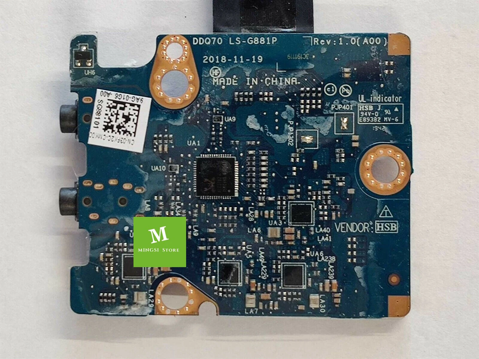 

Для Dell Alienware Area 51M R1 Audio Board LS-G881P 03FK2C 3FK2C