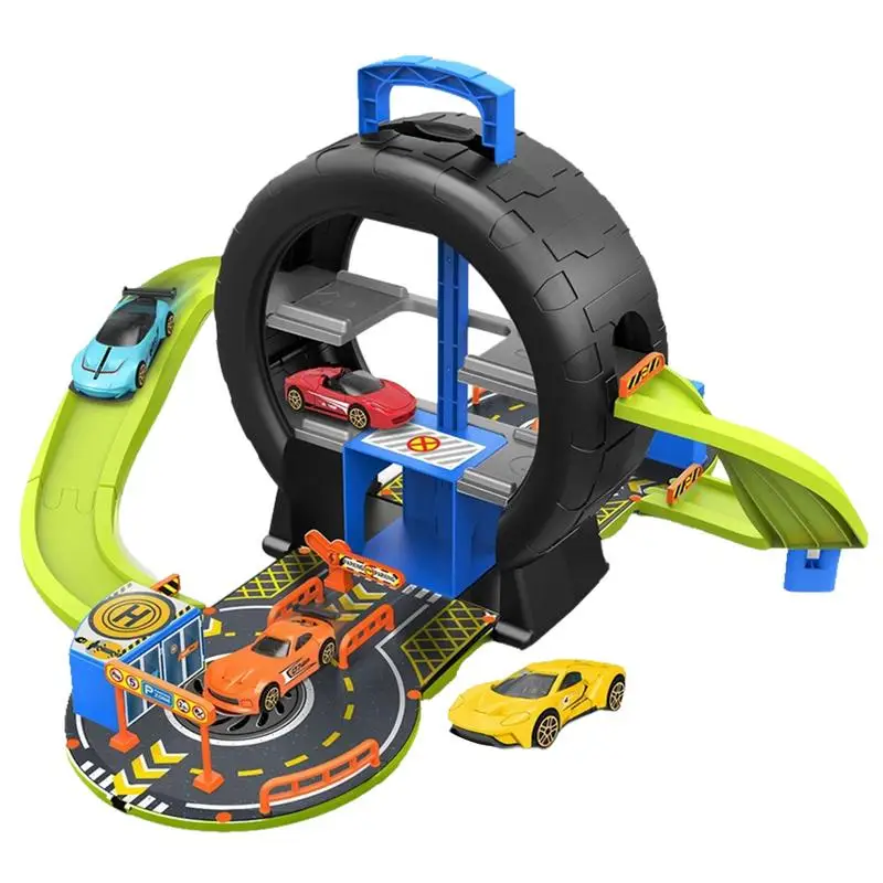 

Car Parking Garage Toy Race Tracks Games For Intellectual Development Educational Toy For Construct Vehicles Race Tracks Gift