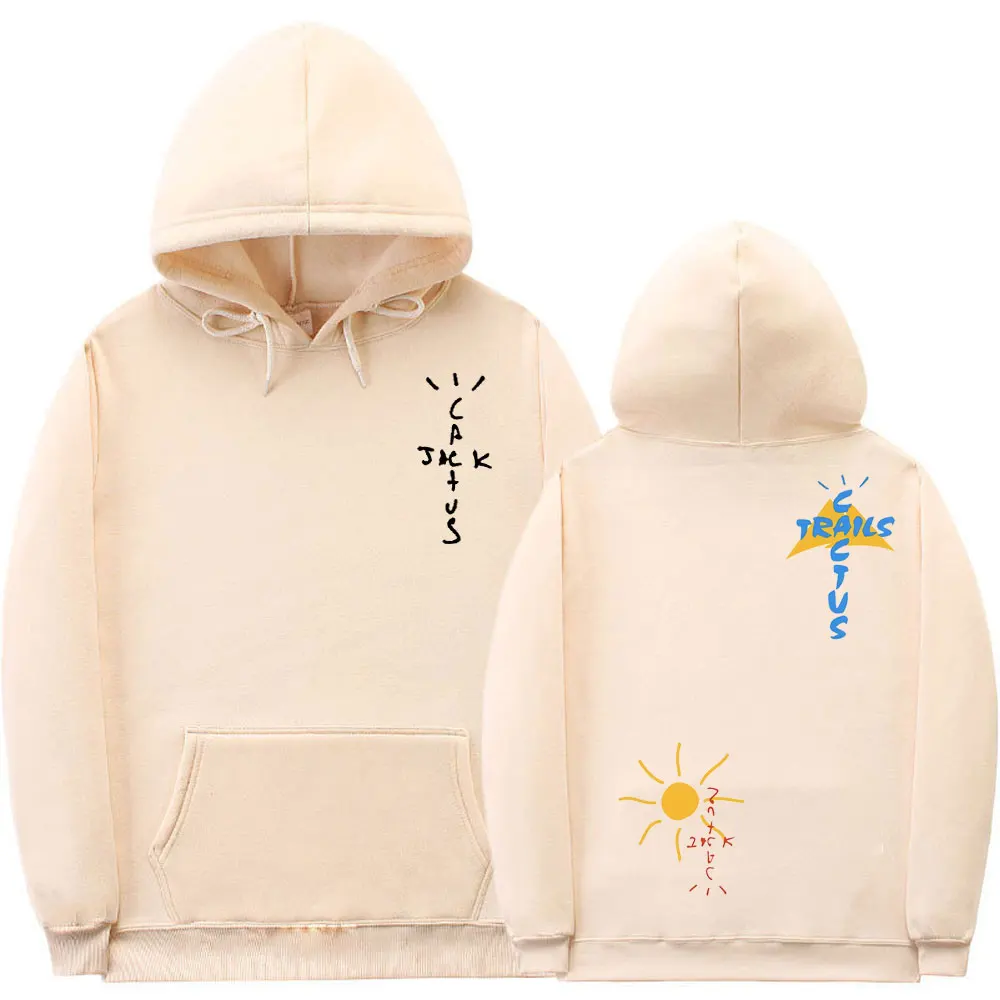 hot sale cactus jack sun graphic print hoodie streetwear travis scott hip hop sweatshirt regular men women brand fashion hoodies free global shipping