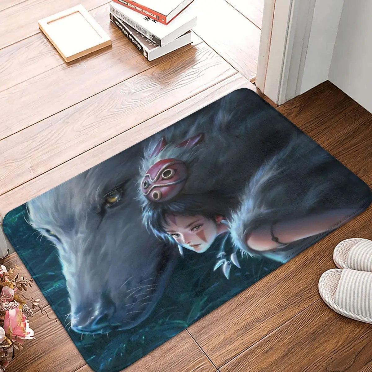 

Princess Mononoke Nature Bathroom Mat Cool Doormat Kitchen Carpet Entrance Door Rug Home Decor