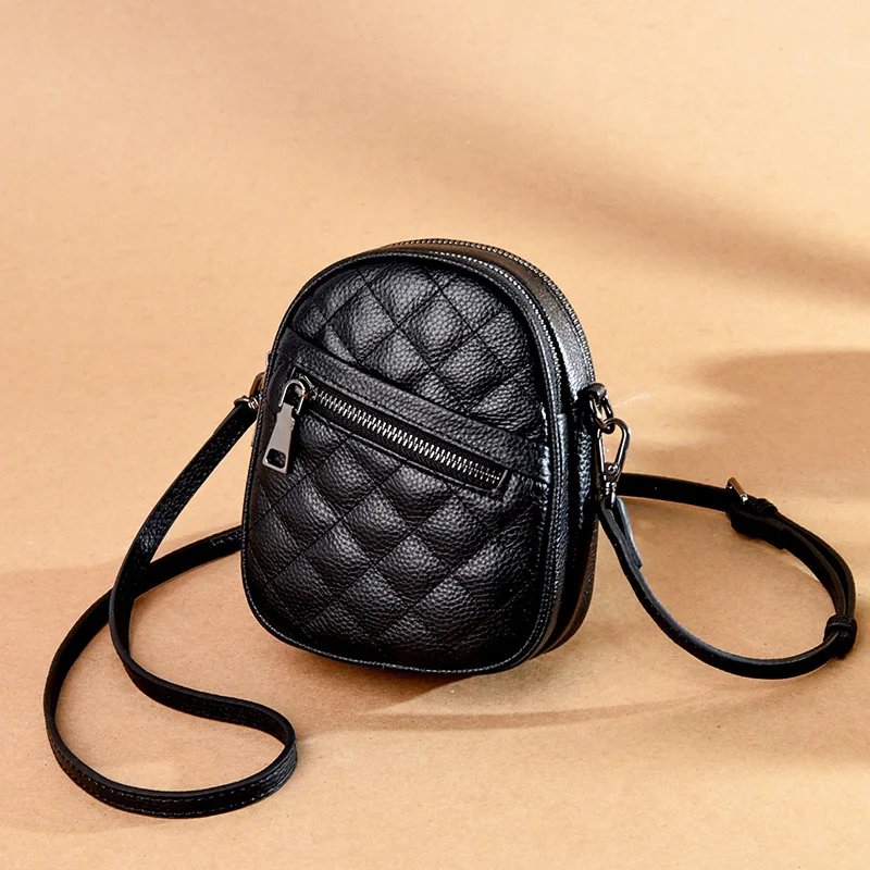 

2021 genuine leather Women's Luxury Handbag One Shoulder Mobile Phone Bag Women's Messenger Bag NEW MINI Cross Body Bag
