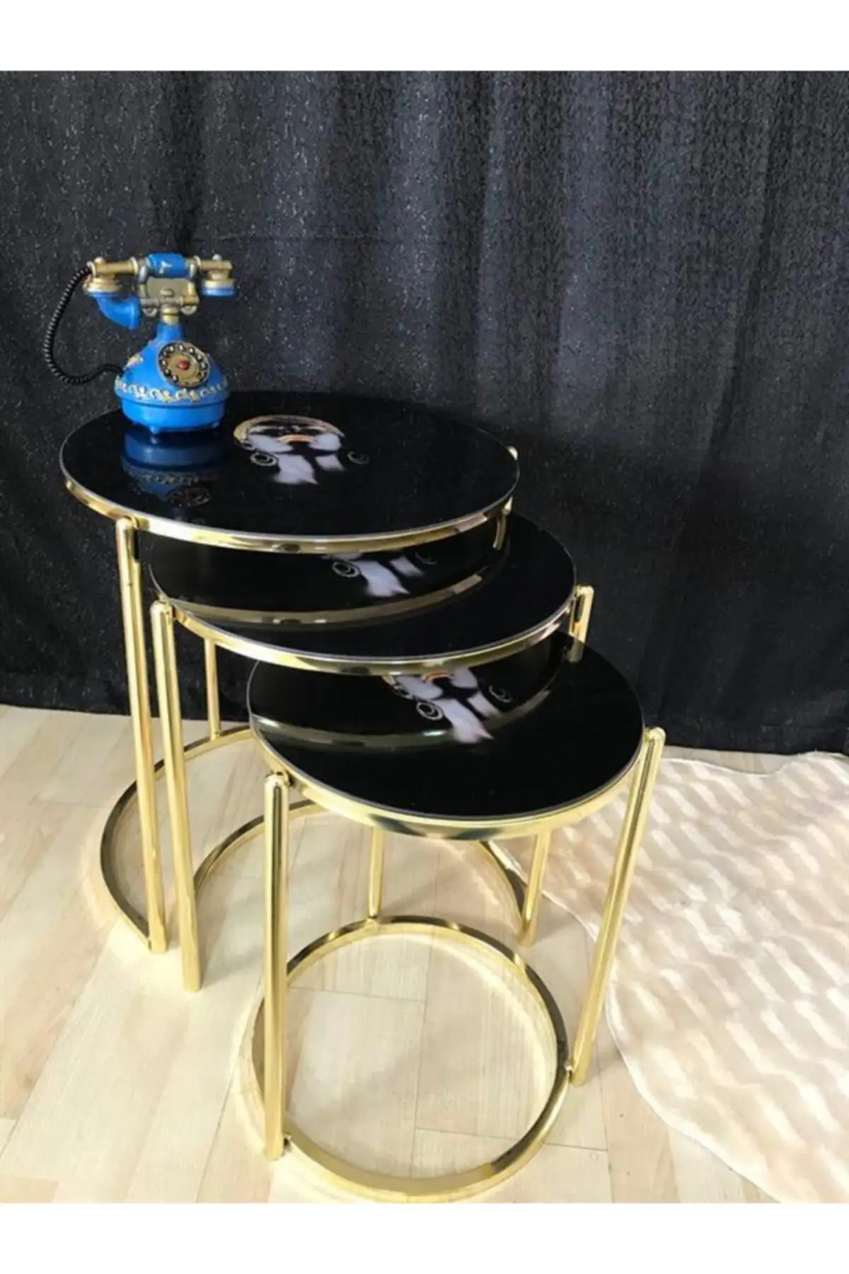 

Arapkz Patterned Glass Gold Pedestal 3'l Zigon Coffee Table Pad wohnzimmertisch