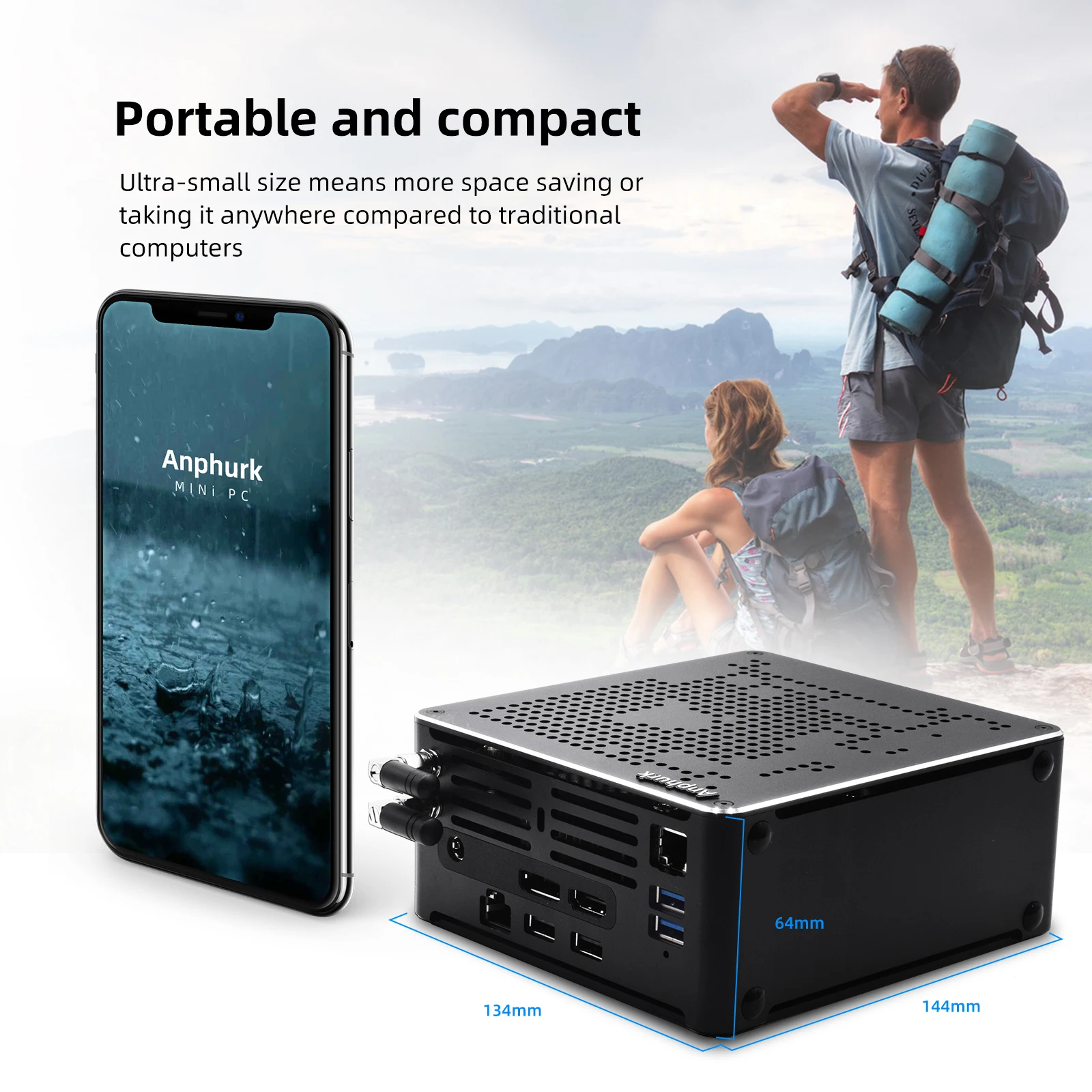 

HYSTOU Office Desktop 10th Gen Intel Core DDR4 5.30GHz Pcle3.0 pfSense 8*USB M.2 Wifi2.4G+5G PC RS232 BT5.1 Linux Mini PC