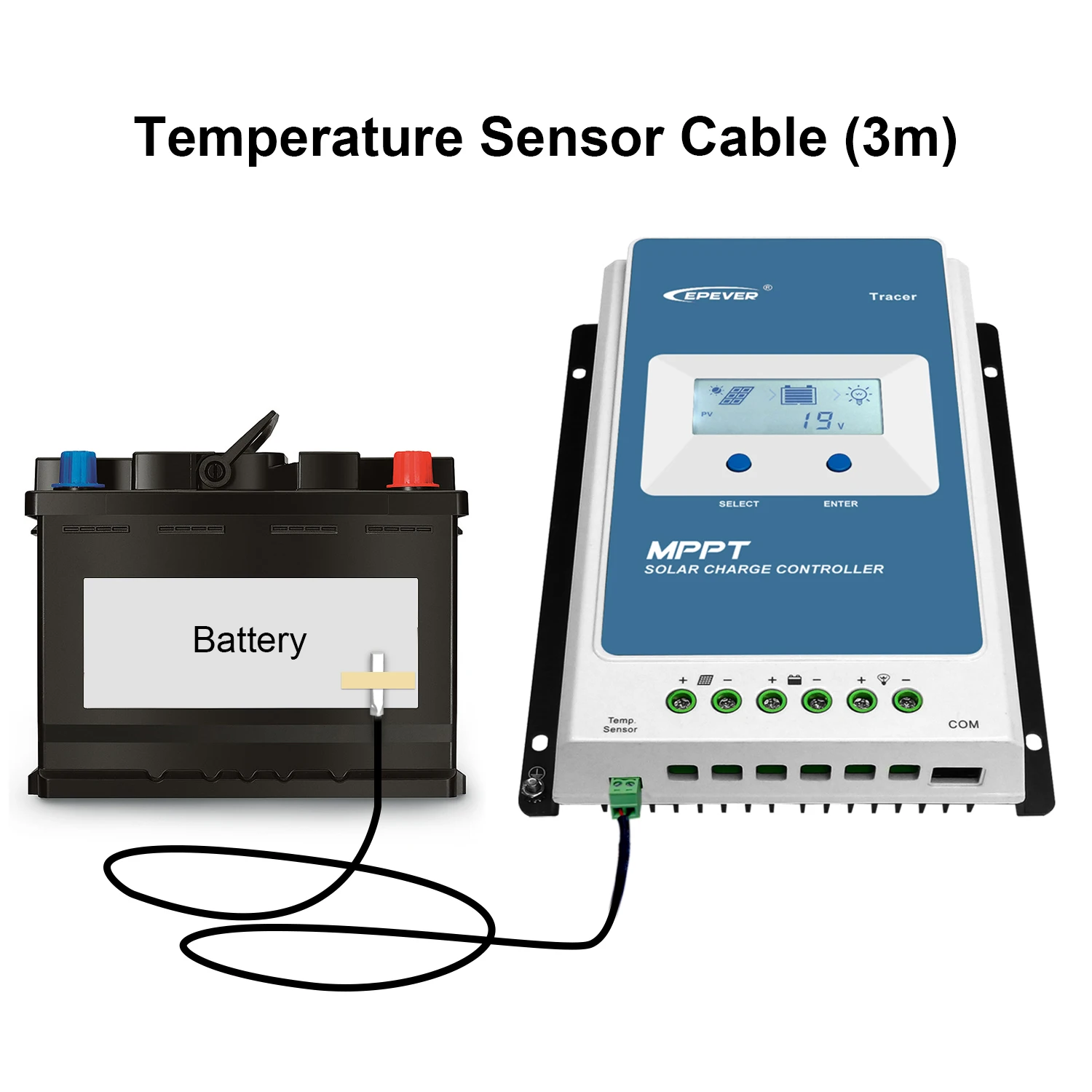 EPever оригинальный/Модернизированный измеритель случайной доставки MT50 / MT52 для EPEVER