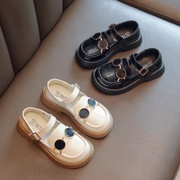 kids leather shoes for girls special 2022 new autumn children shoes for casual sunglasses style anti skid soft unique 26 36 cute