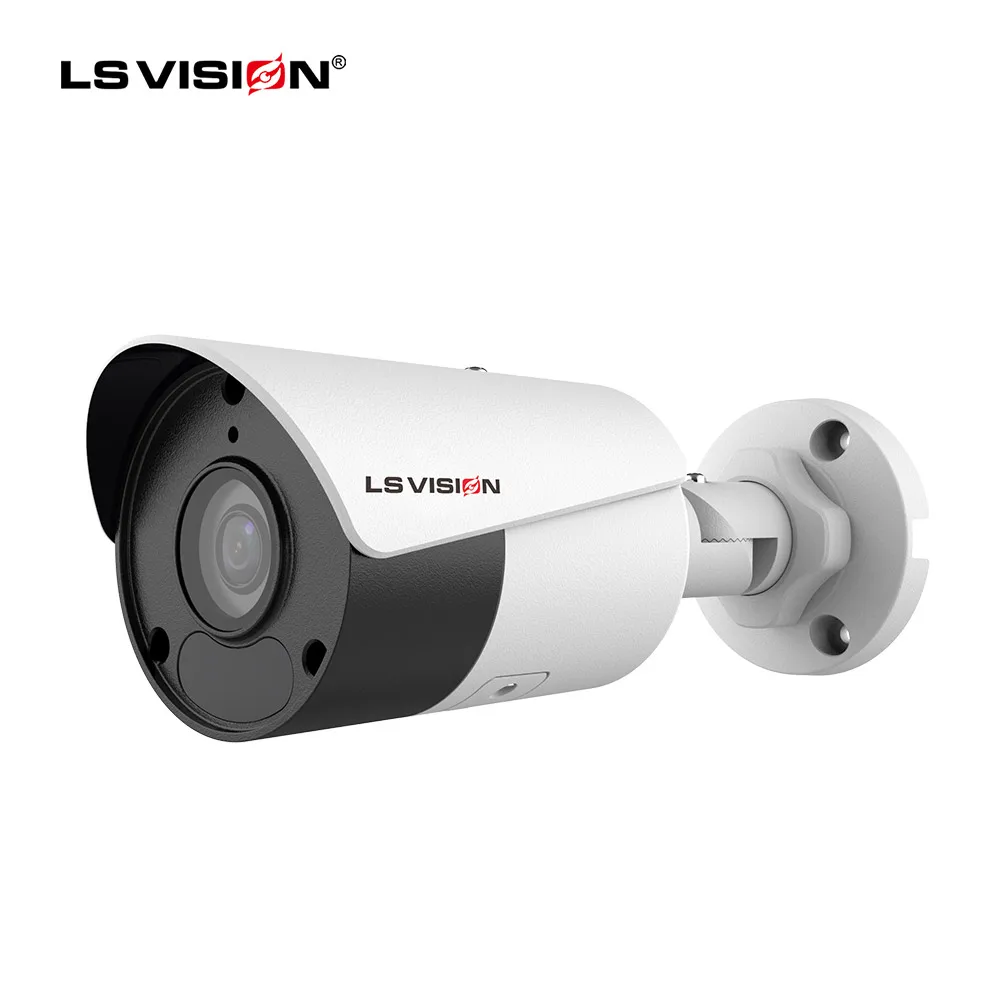 

Сетевая камера LSVISION 4 МП, цветная уличная камера видеонаблюдения с ночным видением, POE, IP, система сигнализации