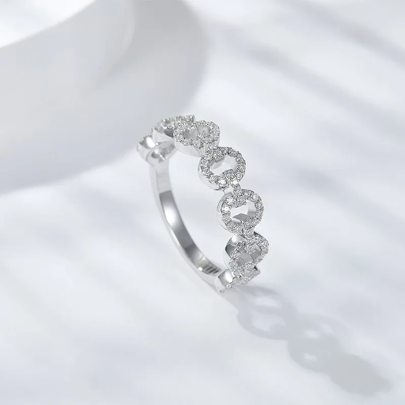 YUNTONG Lefei модное роскошное классическое кольцо с муассанитом и бриллиантом цвета D