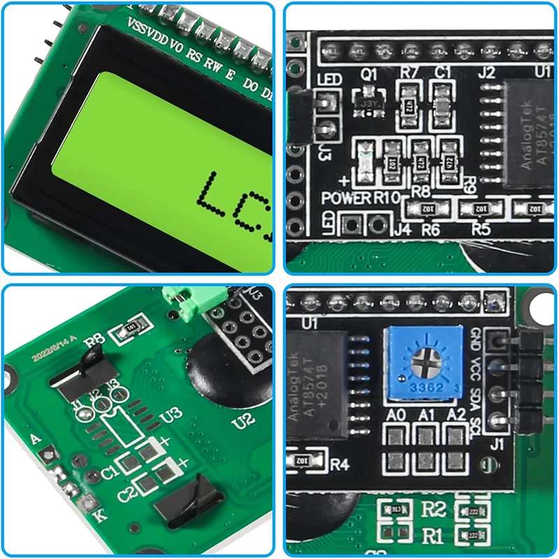 ЖК-дисплей LCD1602 для arduino 1602 дюйма 16x2 знака PCF8574T PCF8574 интерфейс IIC I2C 5 В