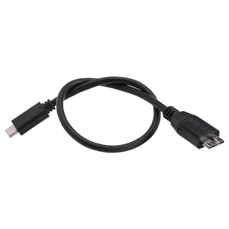 

Hard Drive Cable,USB 3.1 Type-C Male to USB 3.0 Micro-B Male Data Cable for Tablet Phone