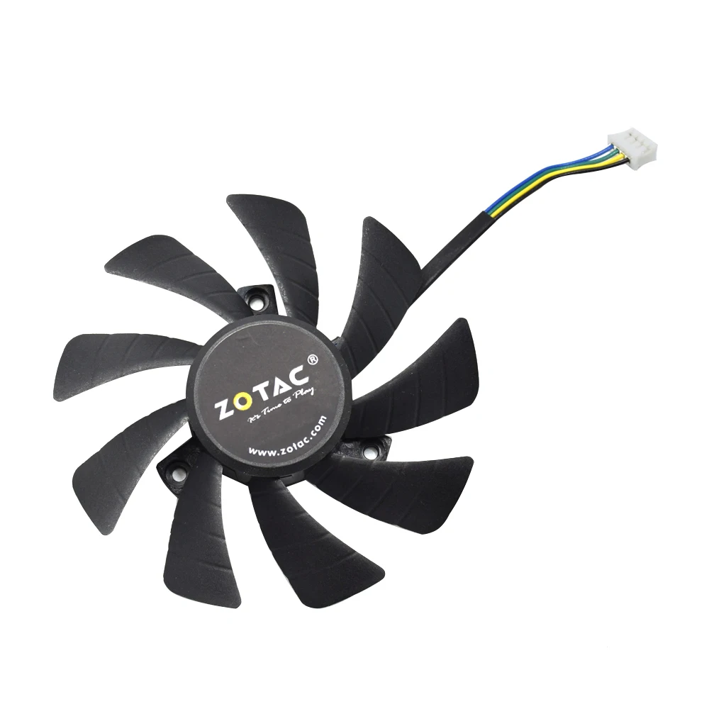 Фото Новинка 85 мм T129215SH запасной вентилятор охлаждения для ZOTAC GeForce GTX1060 GTX 1060 MINI ZT-P10600A-10L GTX 960 охладитель графической карты №2