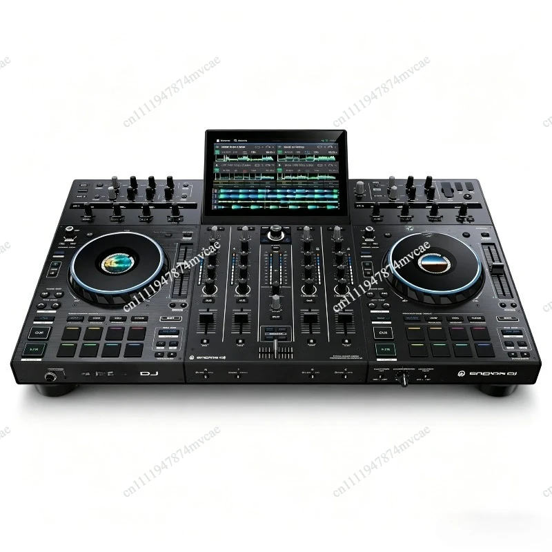 Фото Автономный DJ-контроллер-микшер на 4 дека с сенсорным экраном, сэмплером, эффектами и поддержкой Beatport Link для стриминга №3