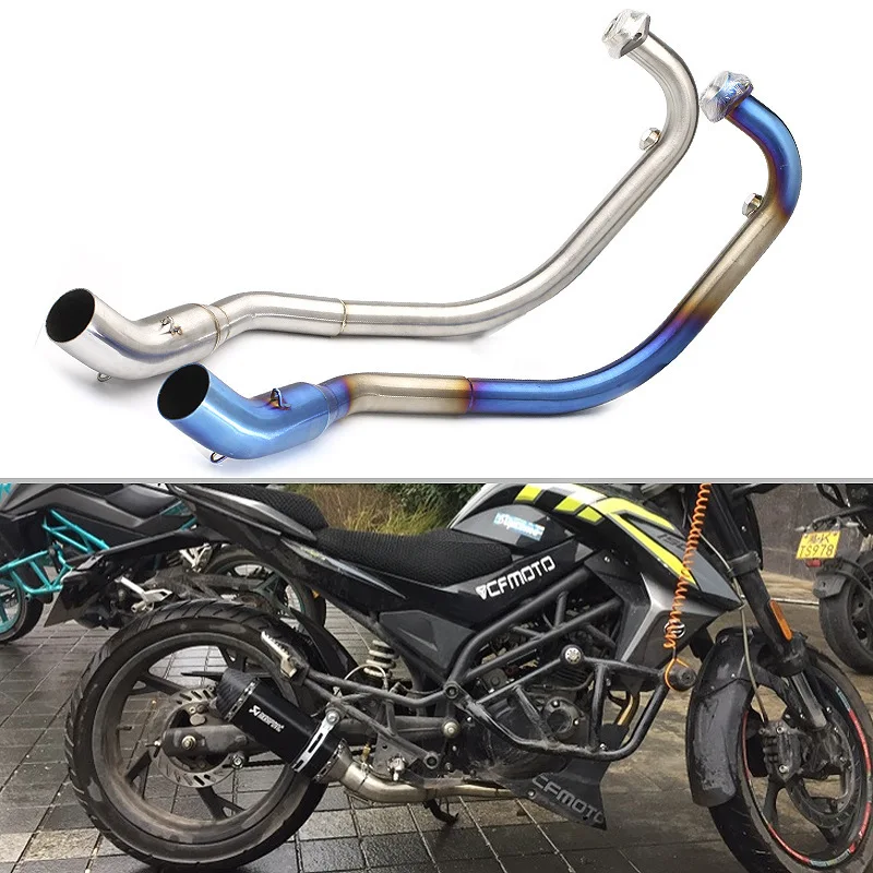 Для CF NK250 NK150 400NK 650NK 250SR мотоциклетный глушитель выхлопной патрубок Полная система