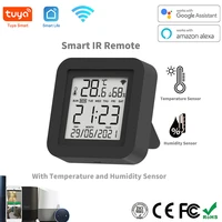 tuya smart wifi universal ir remote temperature humidity sensor for air conditioner tv ac works with alexa google home yandex