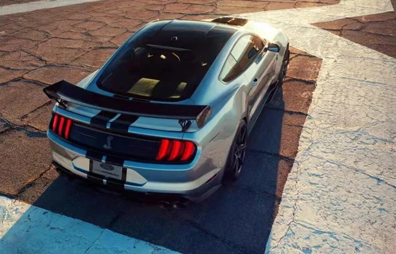 GT500 стиль углеродного волокна GT крыло задний спойлер багажника Mustang для FORD 2015-20