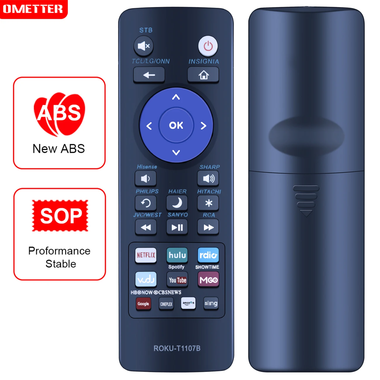 Control T1107b For Roku Streaming Player Boxes Tv Tcl Lg Onn