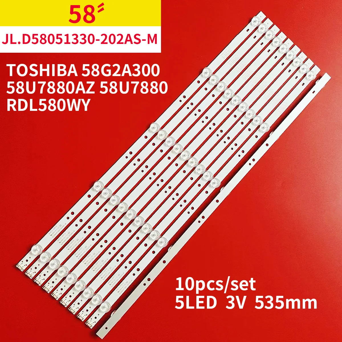 Фотофонарик Для Телевизора Совместимый С 58G2A300 58F5 58G2A 58G3 58K5D 58F55 Светодиодный Бар