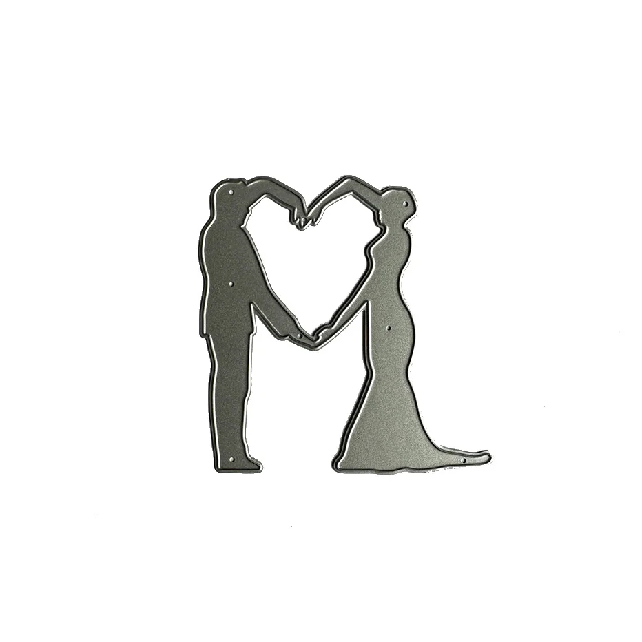 Свадебное сердце с узором для скрапбукинга вырубные штампы распродажа на складе