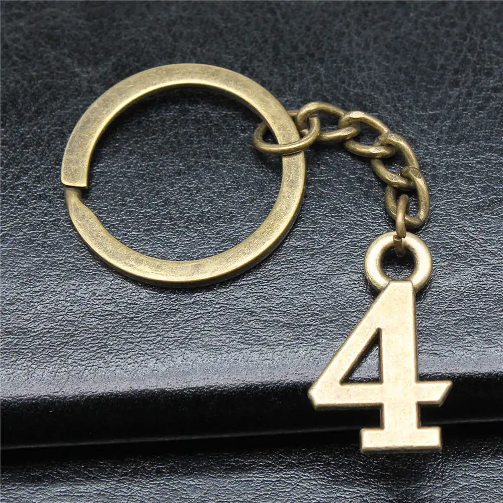 

Number 4 Keychains Bulk Jewellery Making Supplies Cute Items