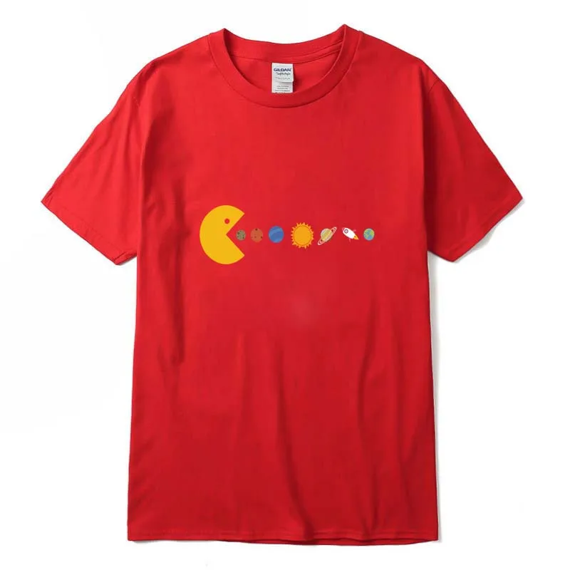 

Качественная уличная забавная классическая мужская футболка в стиле хип-хоп с принтом в виде игры и круглым вырезом, крутая футболка, футбо...