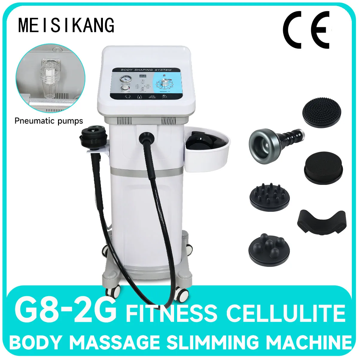 Meisikang новый Turbo G8 высокочастотный вибратор массажер для похудения тела