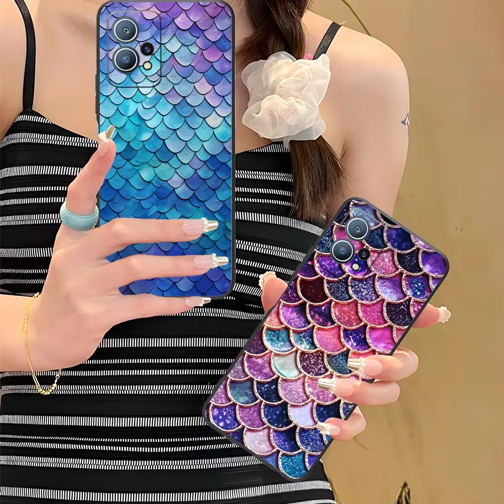 Фото Чехол для телефона с рисунком русалки для Huawei P60 P50 P40 P30 P20 P10 P9 P8 Pro Lite Plus, мягкий противоударный чехол из ТПУ №2