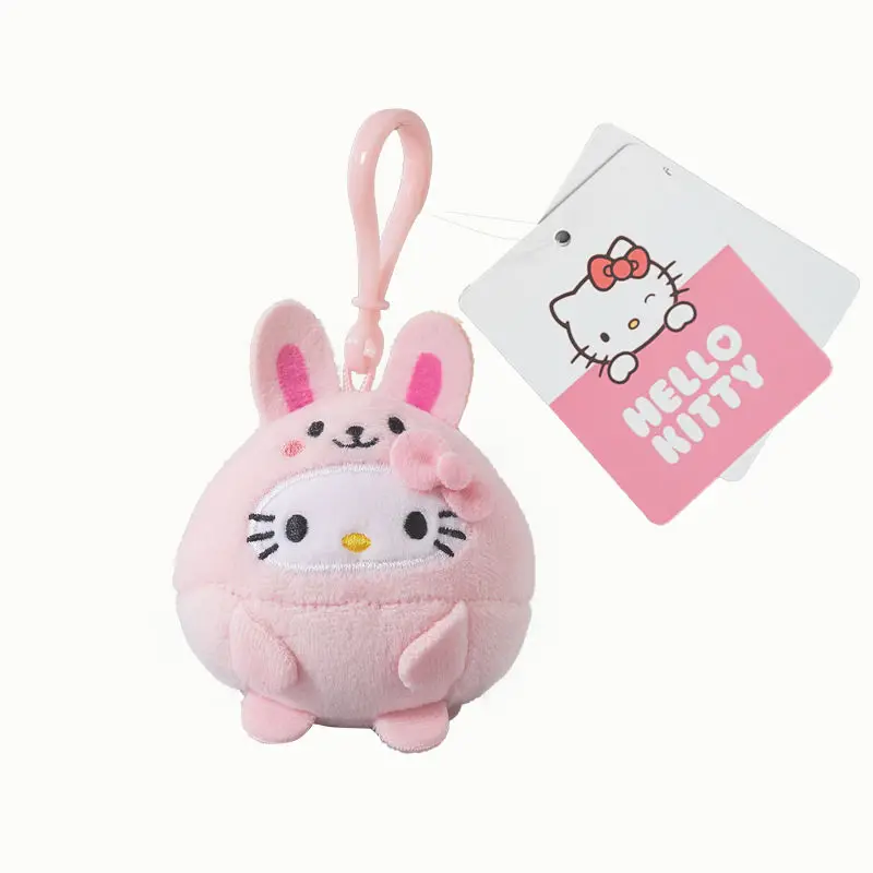 

Hellokitty Doll Hello Kitty Plush Pendant Schoolbag Keychain Ornaments Little Doll Accessories