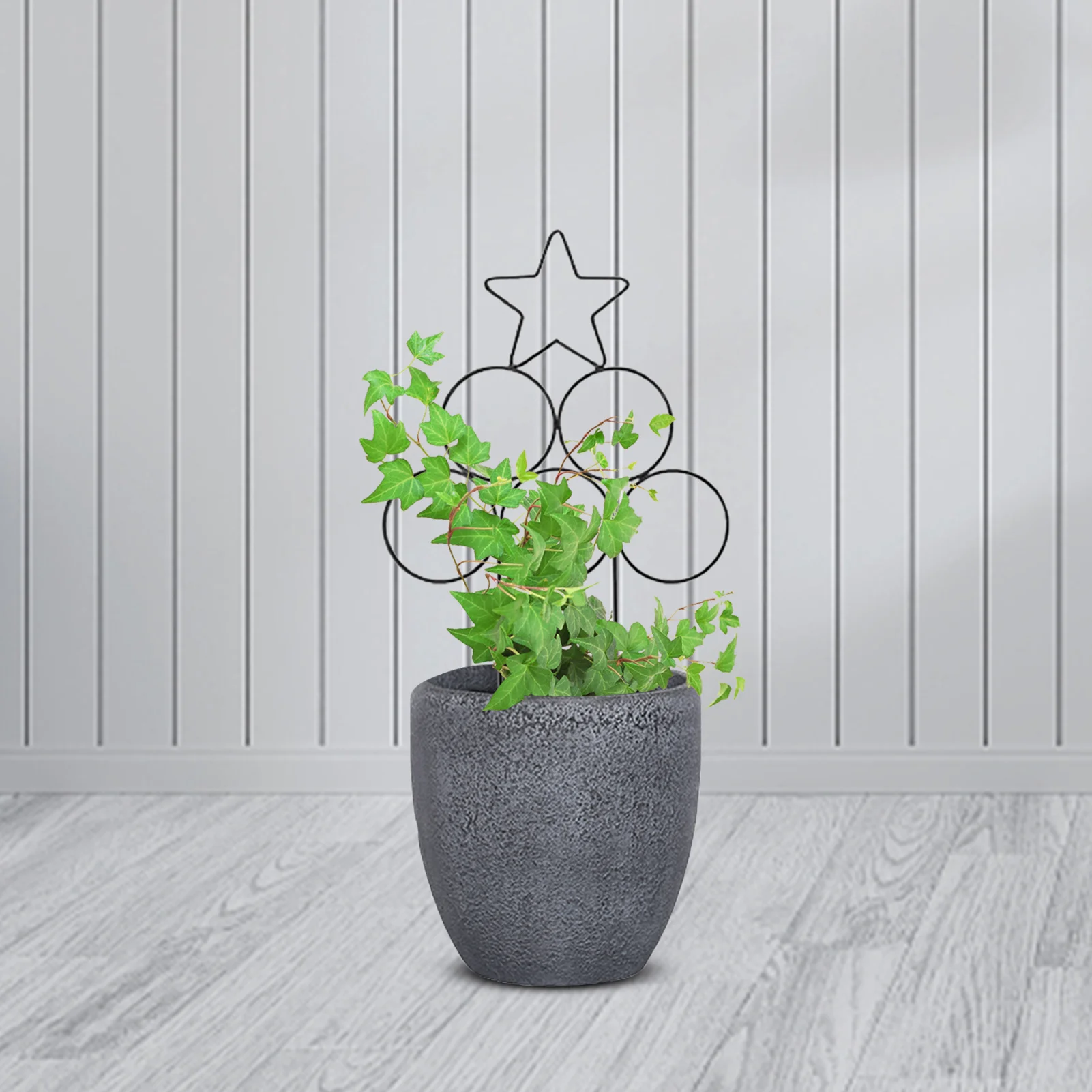 

Iron Garden Trellis For Climbing Plants Rust Free Vine Plant Metal Support Wire Coating Decorative Potted Plants Climbing Holder