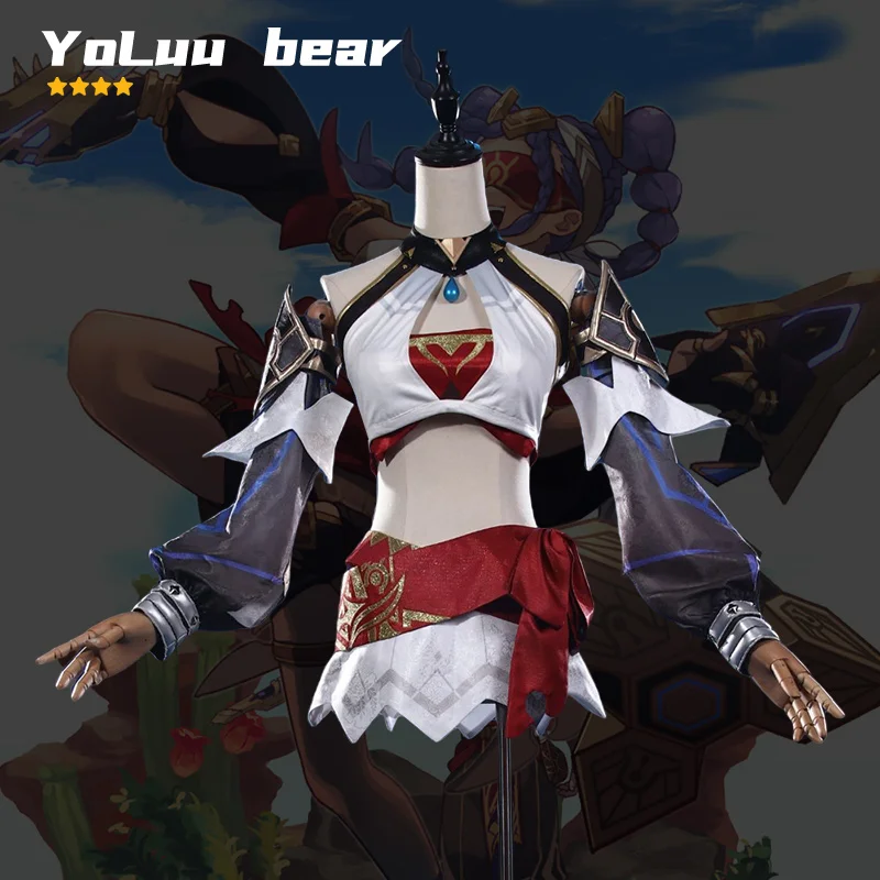 

YoLuu bear 4-Star Игра Genshin Impact Eremite Desert Clearwater Косплей Clearwater костюм полный костюм одежда
