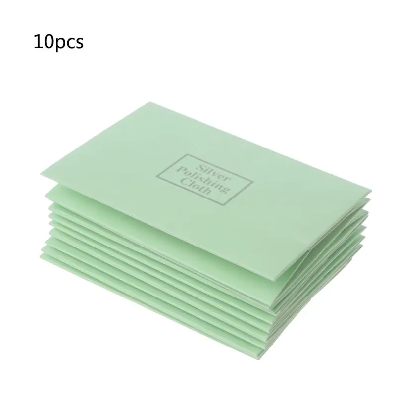 

10 Pcs Jewelry Polishing Cloth Cleaning Cloth Pure Cotton for Platinum Jewelry Gold Silver Coins Keep Jewelry Clean