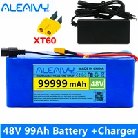 48v lithium ion battery 99ah 100ah 1000w lithium ion battery pack for 54 6v e bike electric bicycle scooter with bmscharger