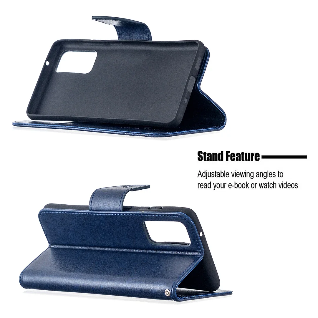 Кожаный чехол-бумажник GO * с защитой от падения чехол-раскладушка для телефона