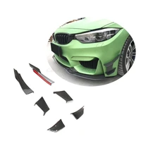 mad style carbon fiber f82 m4 front canards bumper fins for bmw 3 series 4 series f80 m3 f82 m4