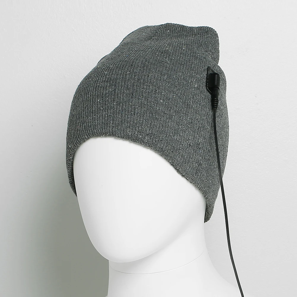 

Шапка с электрическим подогревом для мужчин и женщин, трикотажная Регулируемая шапка с 3 уровнями защиты от ветра, перезаряжаемая, моющаяся,...