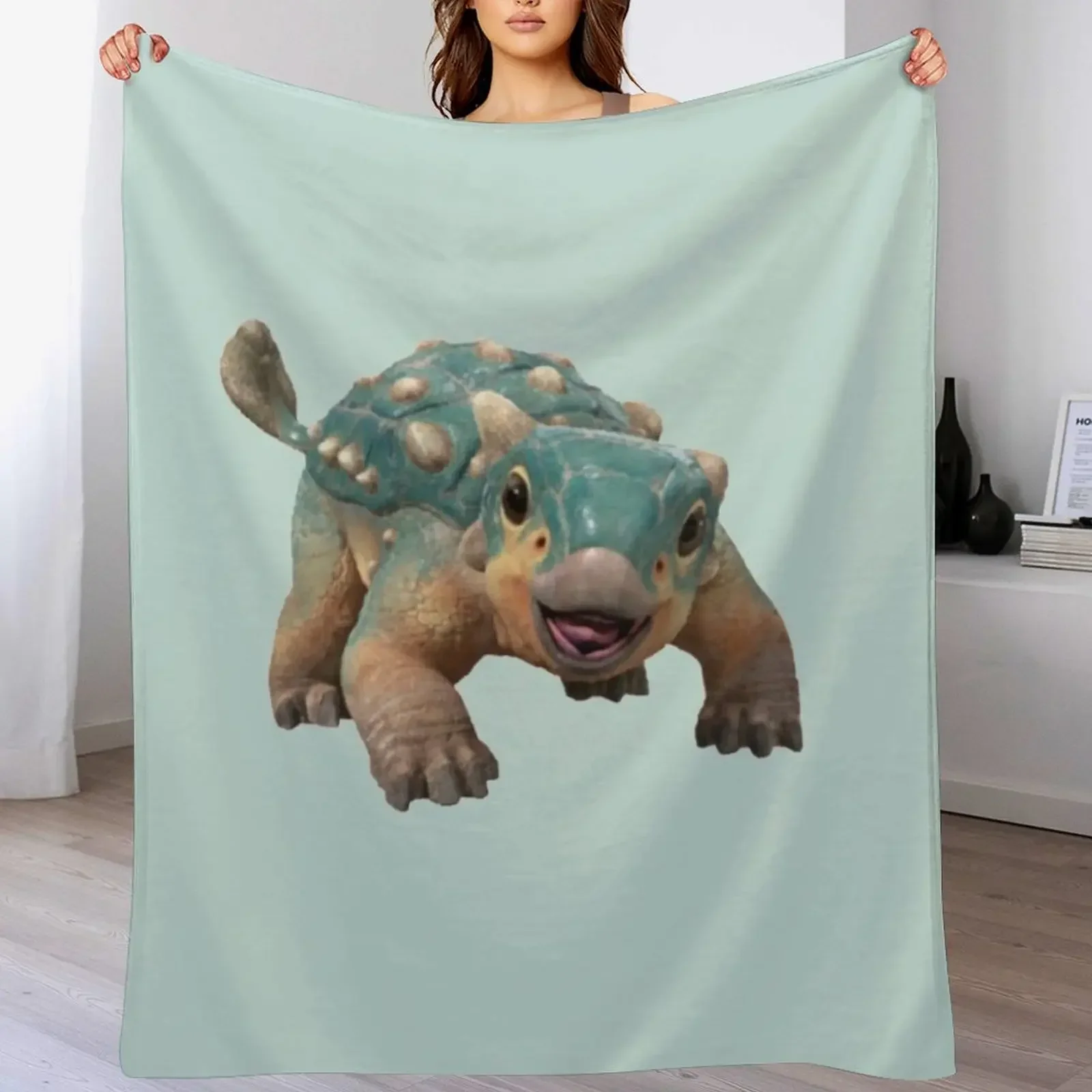 Плед Bumpy Ankylosaurus magniventris одеяла украшения диванов декоративные для