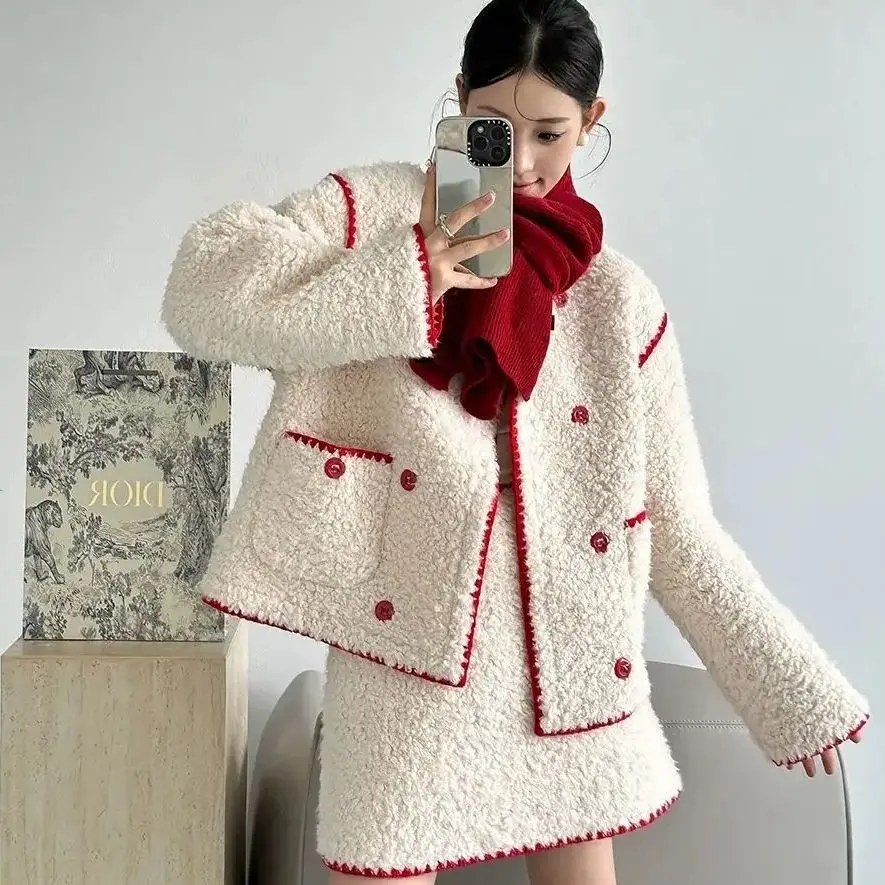 Корейская рождественская серия состоящая из двух предметов новая зимняя куртка